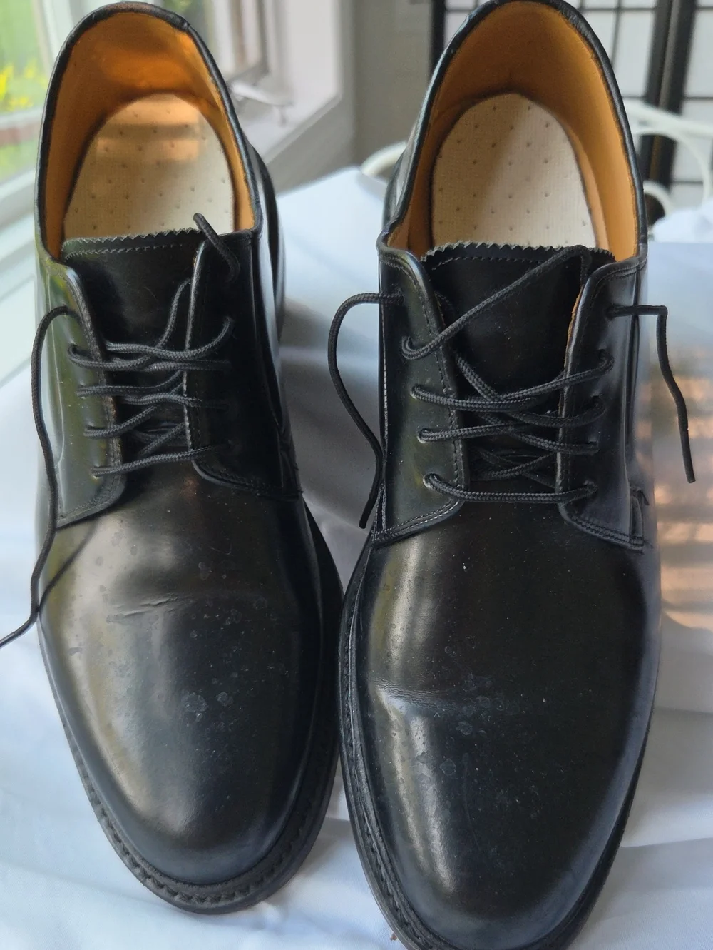 Florsheim Imperial PTB Black Leather Shoes